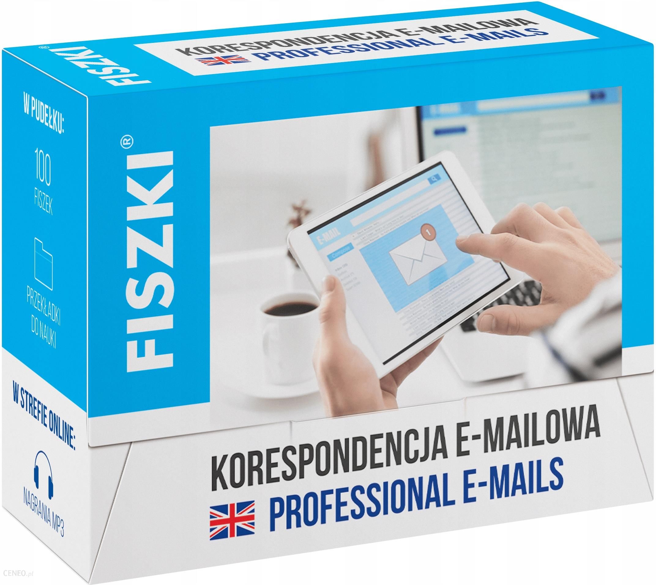 Fiszki - angielski - Korespondencja e-mailowa